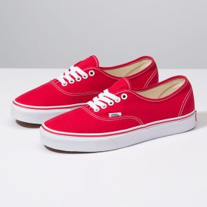 Vans Bayan Spor Ayakkabı Authentic Kırmızı | 99504-871